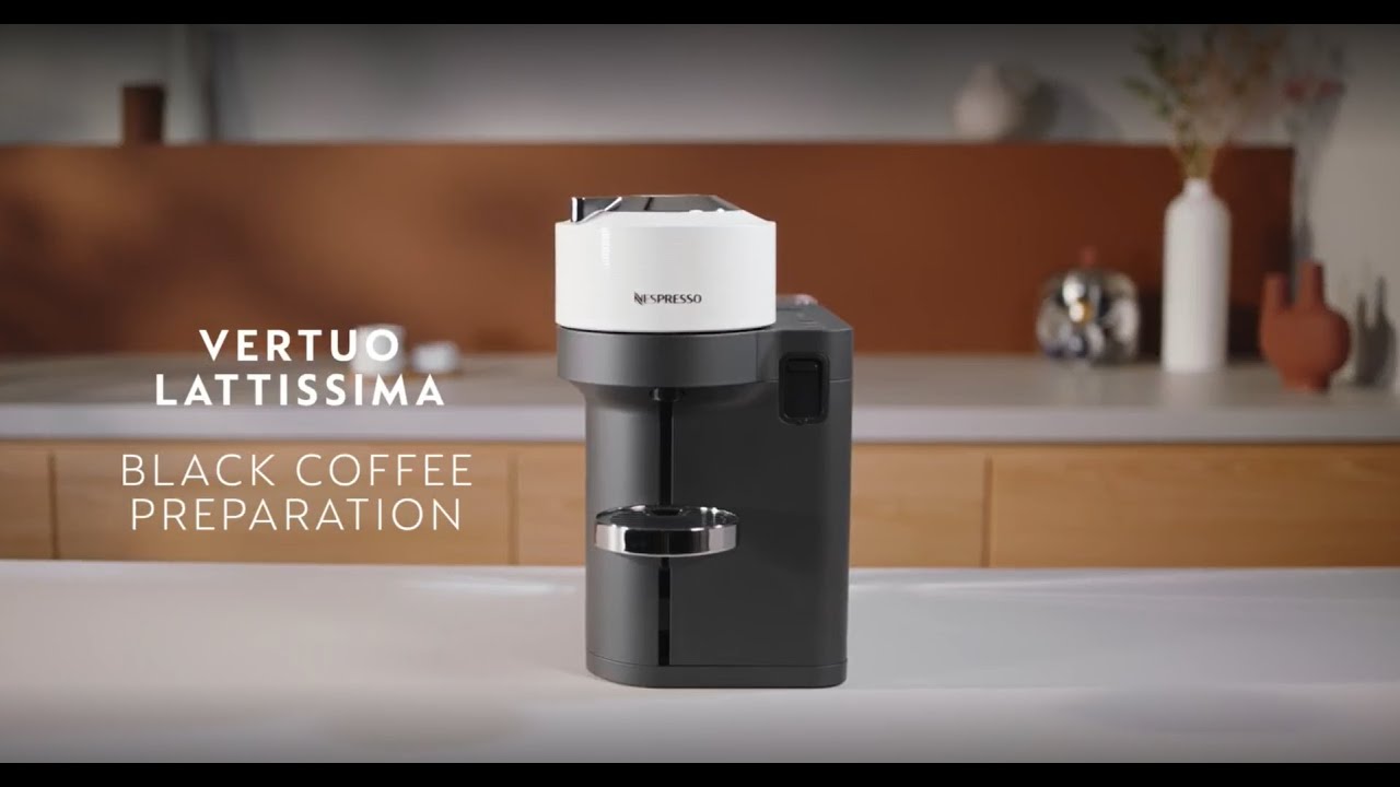 Nespresso Vertuo Lattissima - Black Coffee Preparation