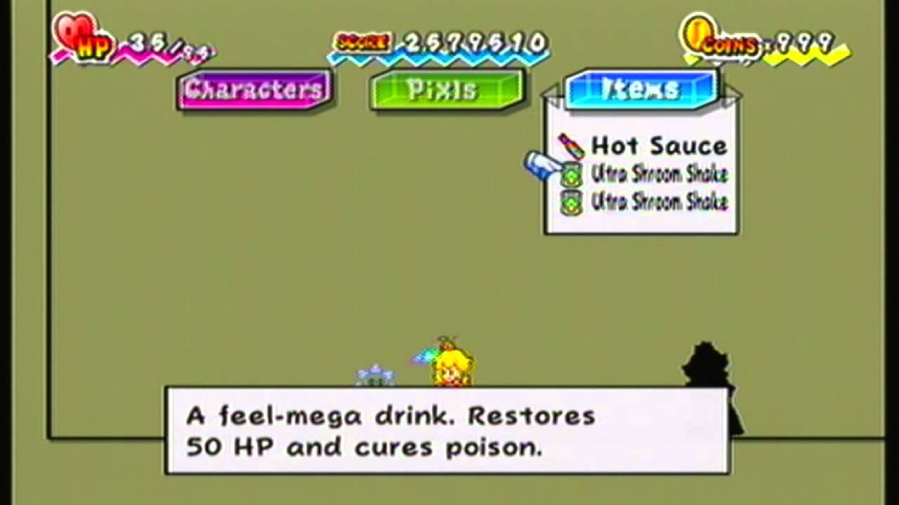 Super Paper Mario - Flopside's Pit of 100 Trials - Boss: Shadoo