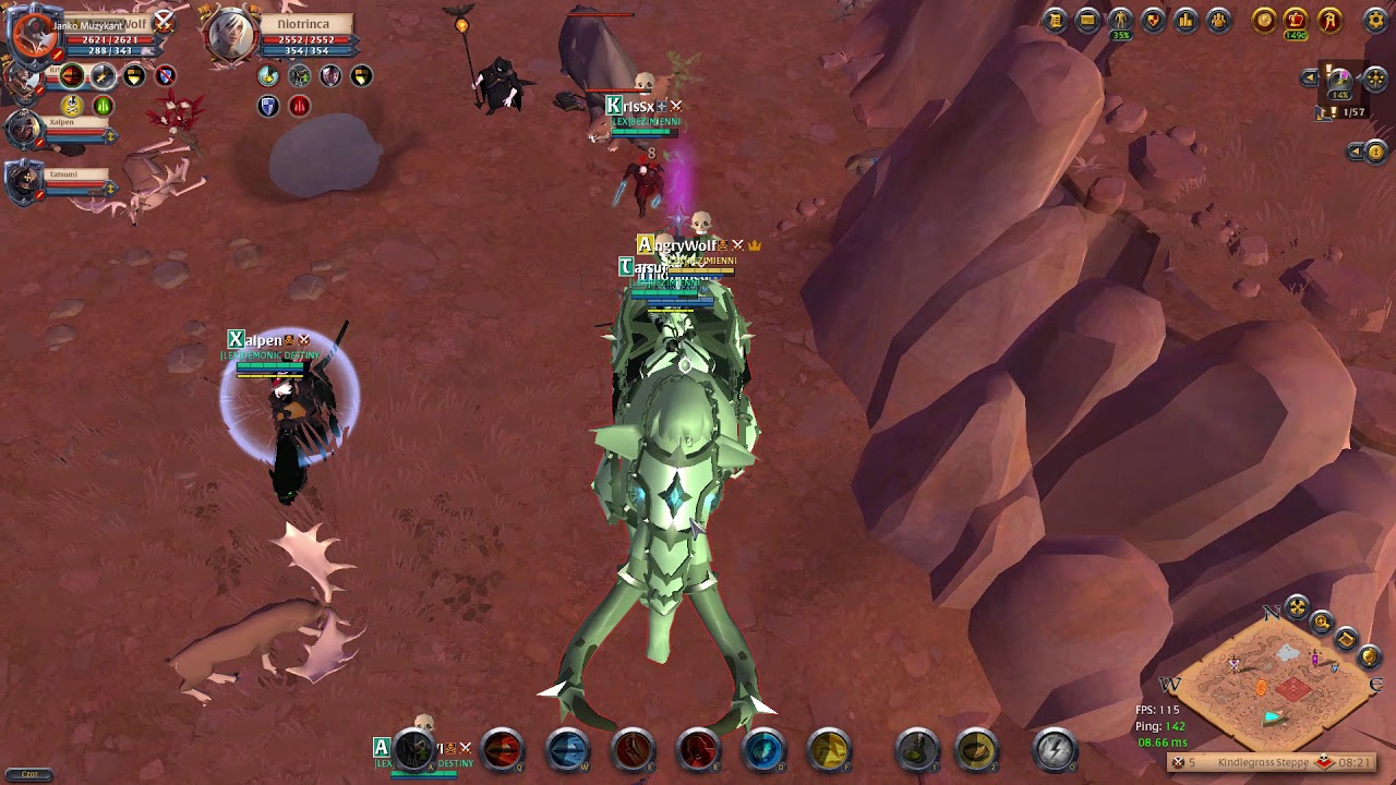 [OUTDATED STRAT] Albion Online Battle Mammoth Kill in 3:30 with 5 people - EliteGankers