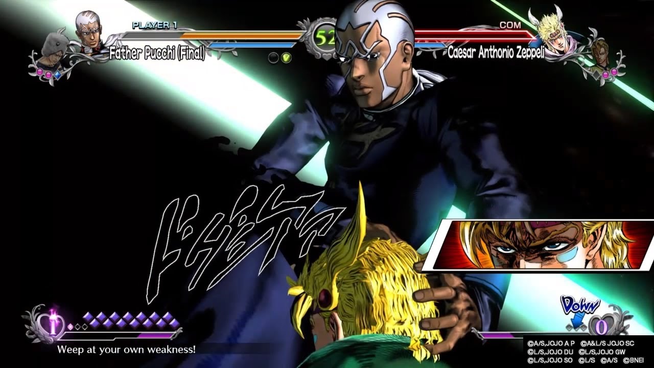 JoJo's All-Star Battle R: Enrico Pucci's (Final) Arcade Mode - [5*] (No Matches/Rounds Lost)
