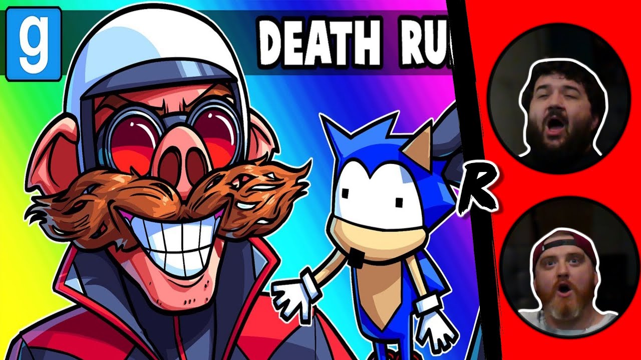 Смешные моменты в Gmod Death Run — карта Sonic the Hedgehog 2! — @VanossGaming | РЕАКЦИЯ РЕНЕГАТОВ