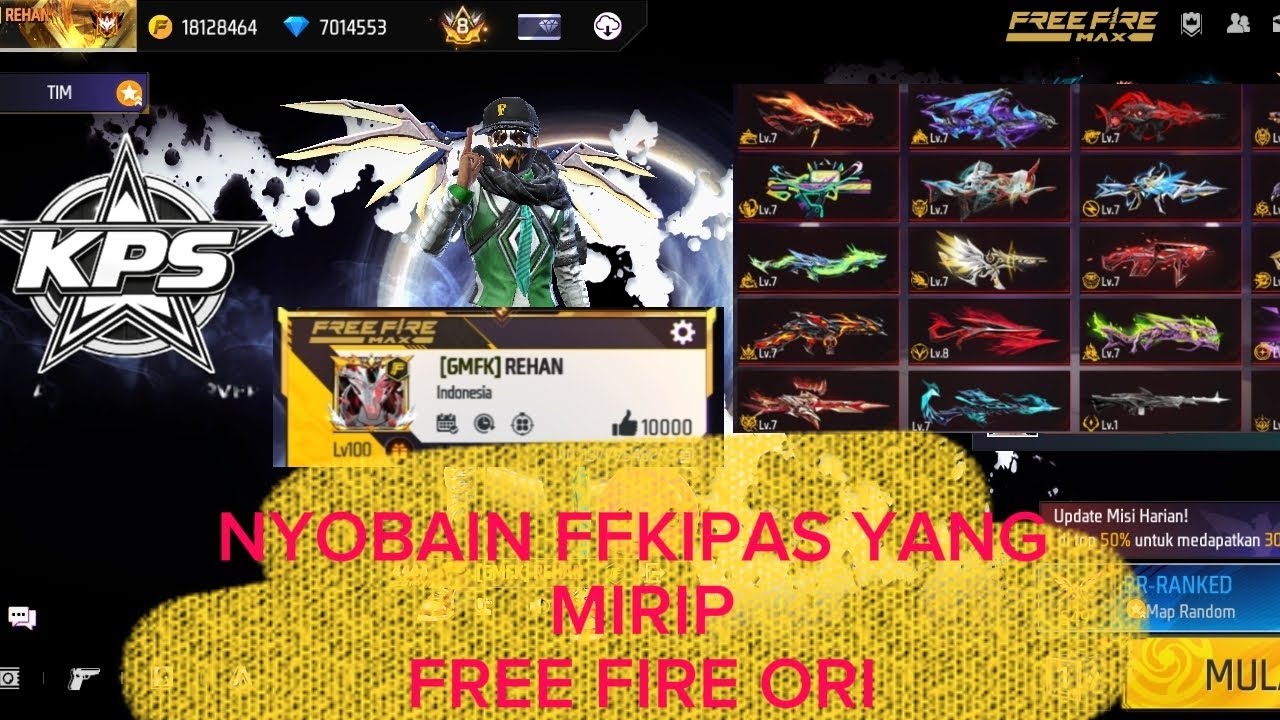 UPDATE FFKIPAS ORI 2026 PERMANENT!!FF BETA 2026 LINK MEDIAFIRESEMUA HP