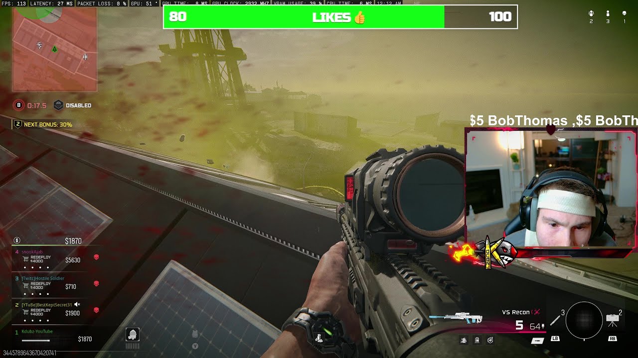 🔴Warzone HIGH KILLS Live - $1,200 CHALLENGE for VIEWERS TONIGHT!