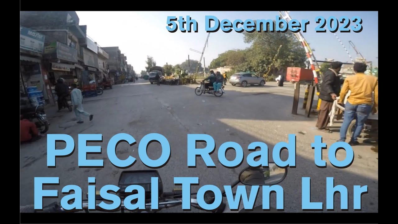 PECO Road to Faisal Town 5th Dec. 2023