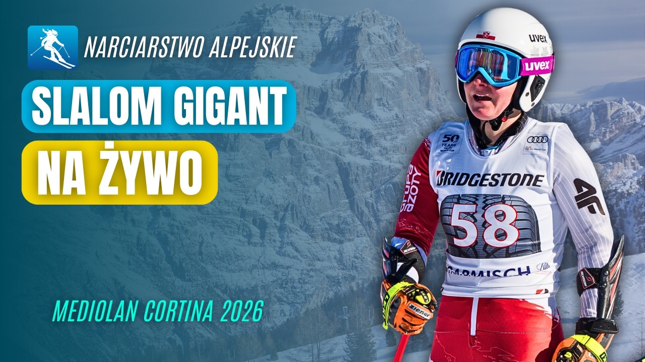SLALOM GIGANT KOBIET - RELACJA NA ŻYWO | Igrzyska Olimpijskie 2026