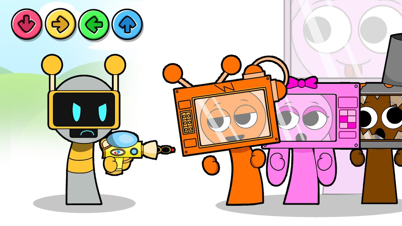 Incredibox Sprunki - SPRUNKIS MICROWAVE! Fun Bot VS Lily Convenience Store BLACK PINK MUKBANG
