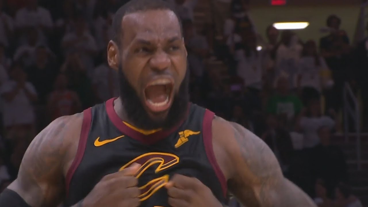 LeBron Back to Back 3s Forces Game 7 46 Points! 2018 NBA Playoffs