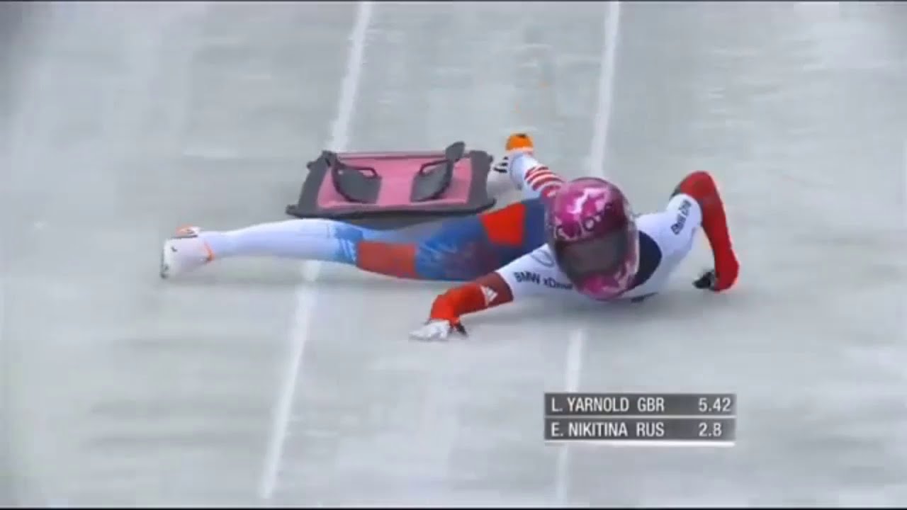 Bobsledding Fails Trilogy - Misses Sled, The Broom and The Paper Fan. Skeleton