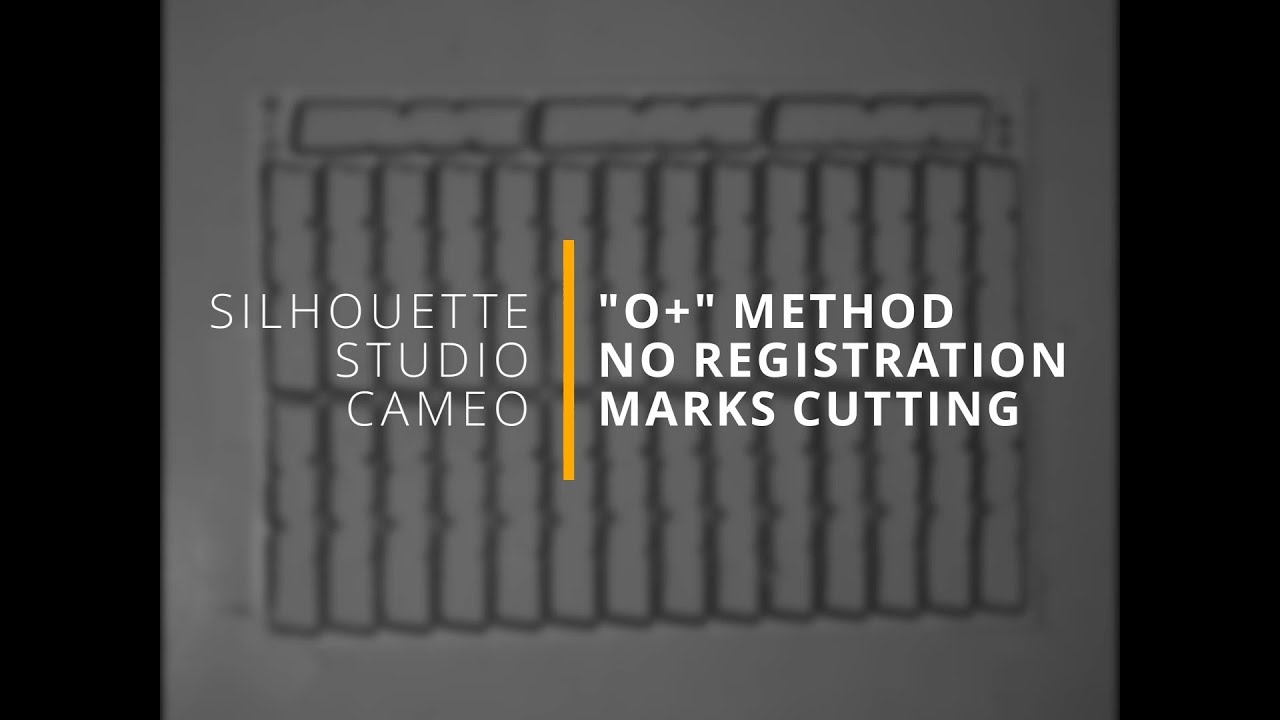 O+ Method No Registration Mark Cutting! Silhouette Studio/Cameo 4 (Filipino)