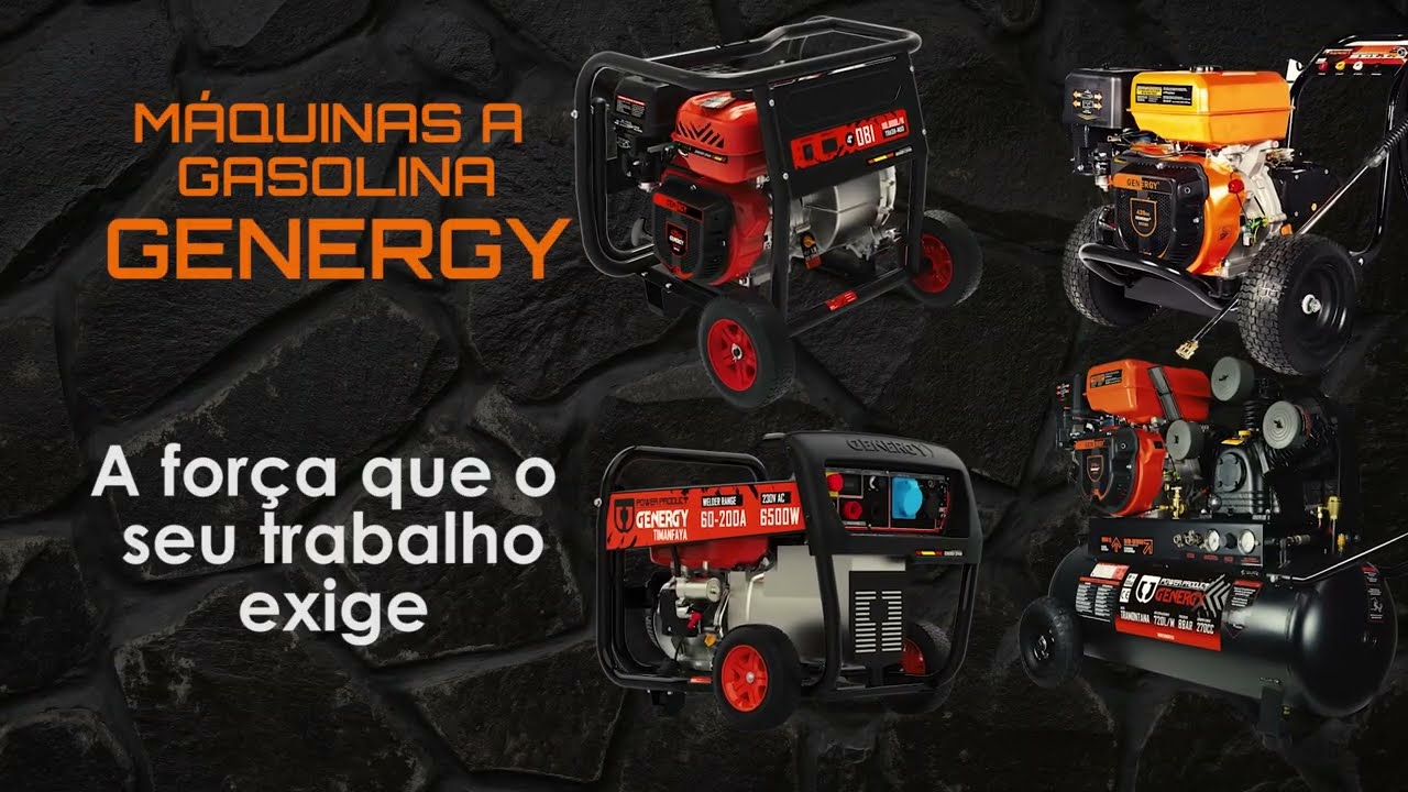 💪 Potência sem limites – Máquinas a gasolina GENERGY