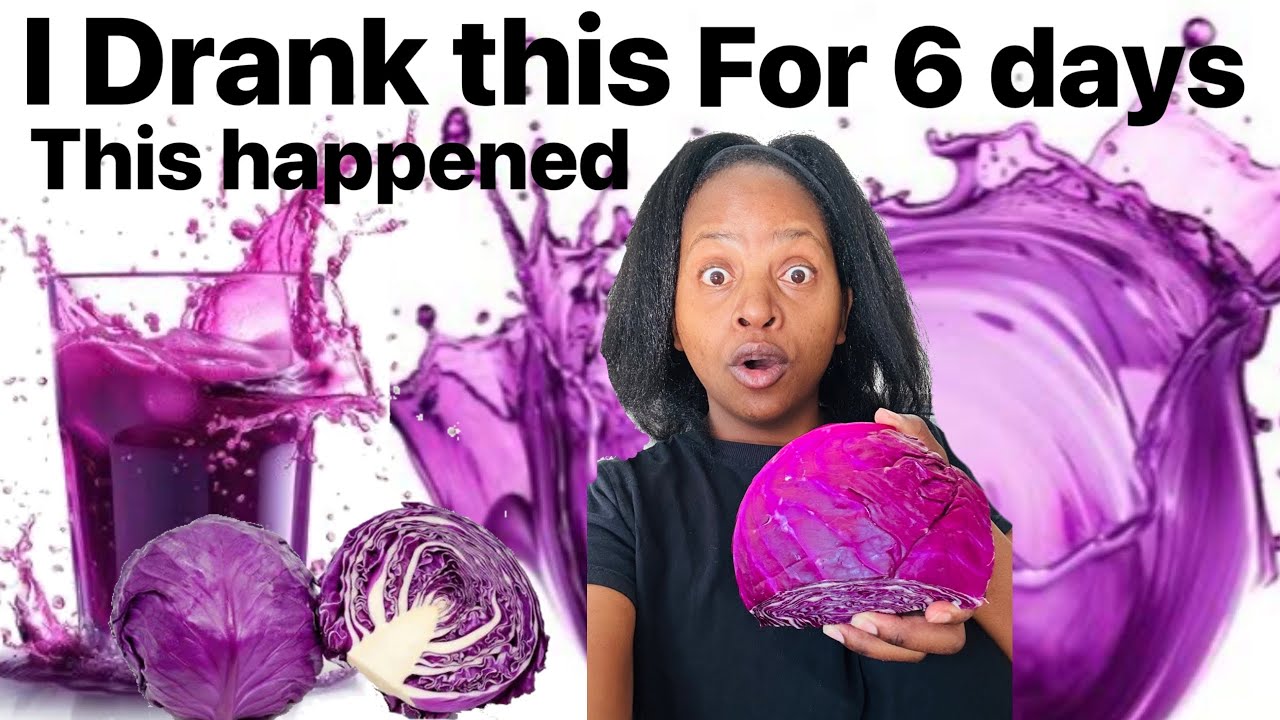I Drank Purple Cabbage Juice for 6 days this  happened to my SCALP. Results are Shocking 😮