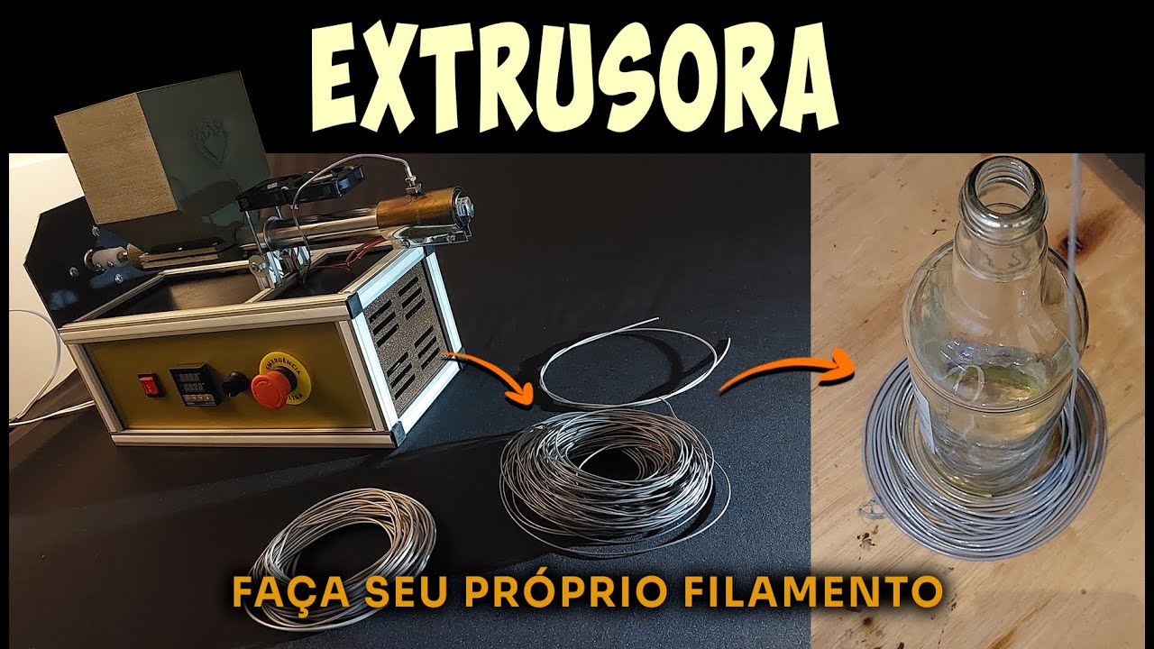 PARE de Comprar Filamento! | Faça o Seu com Esta Extrusora Caseira Incrível