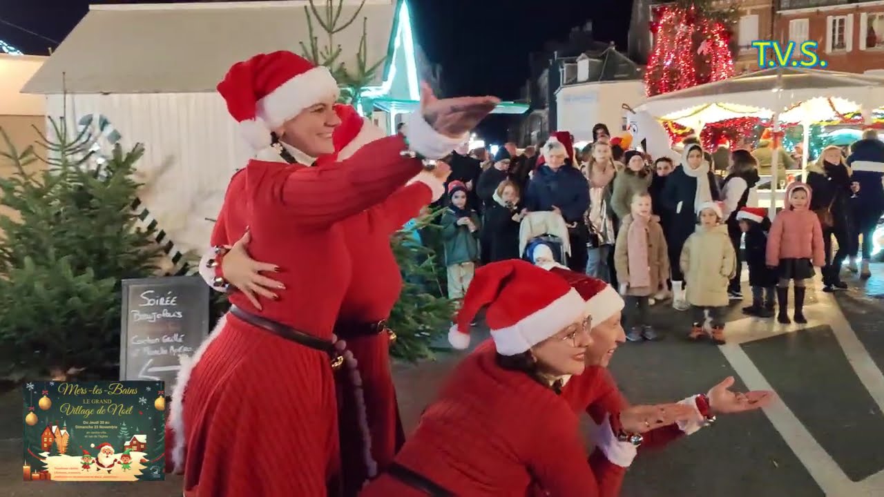 Ouverture du grand village de Noël à Mers Les Bains