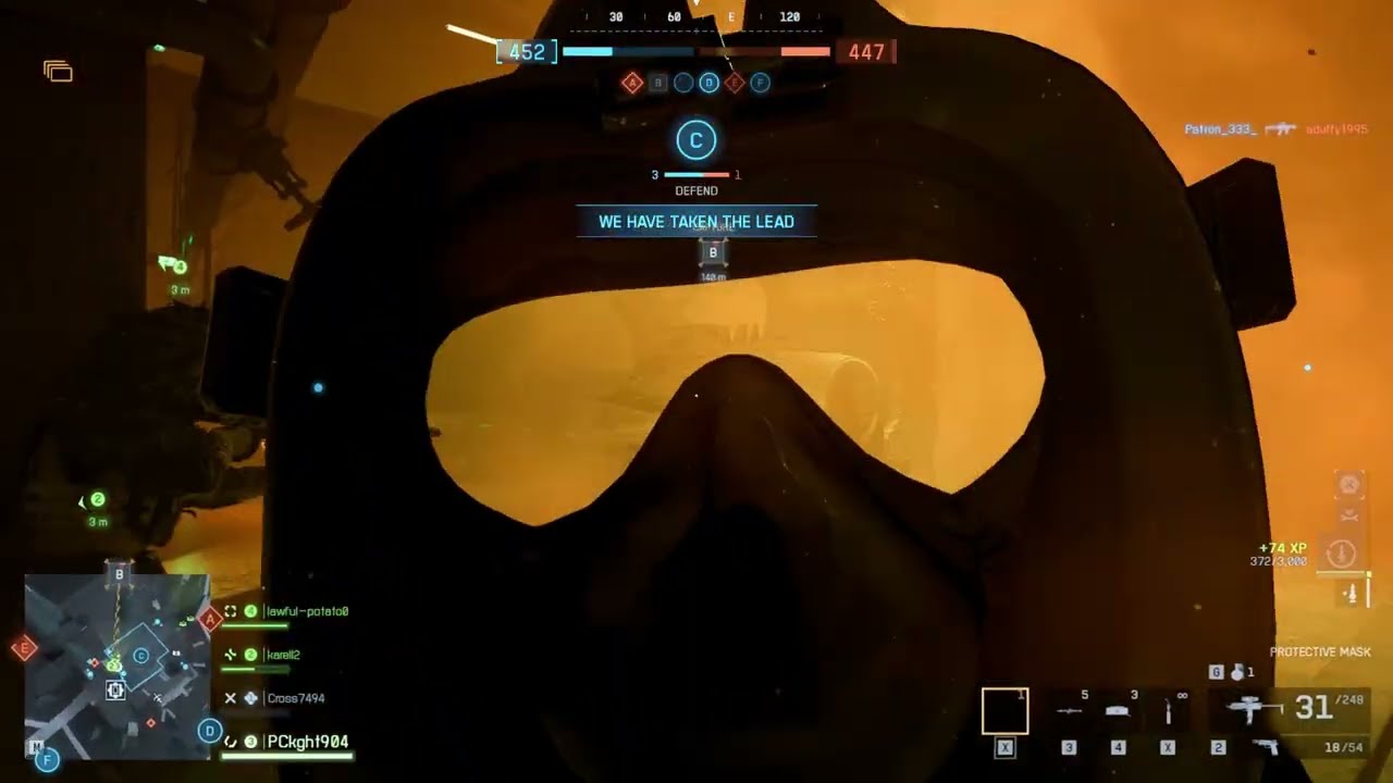 Battlefield 6 narancs gáz