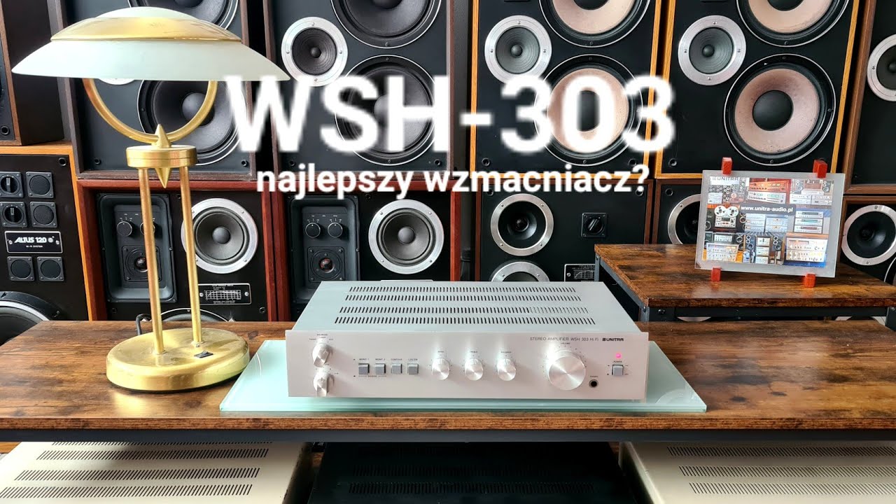 UNITRA-AUDIO ☆ Diora WSH-303 - najlepszy wzmacniacz PRL-u ?  (odc.40)