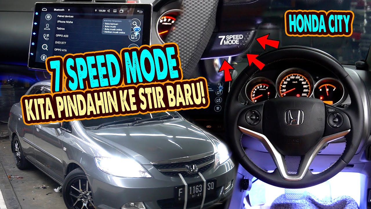 HONDA CITY GD8 2006 UPGRADE STIR HONDA JAZZ RS GK5 WOW ONE AND ONLY 🤯