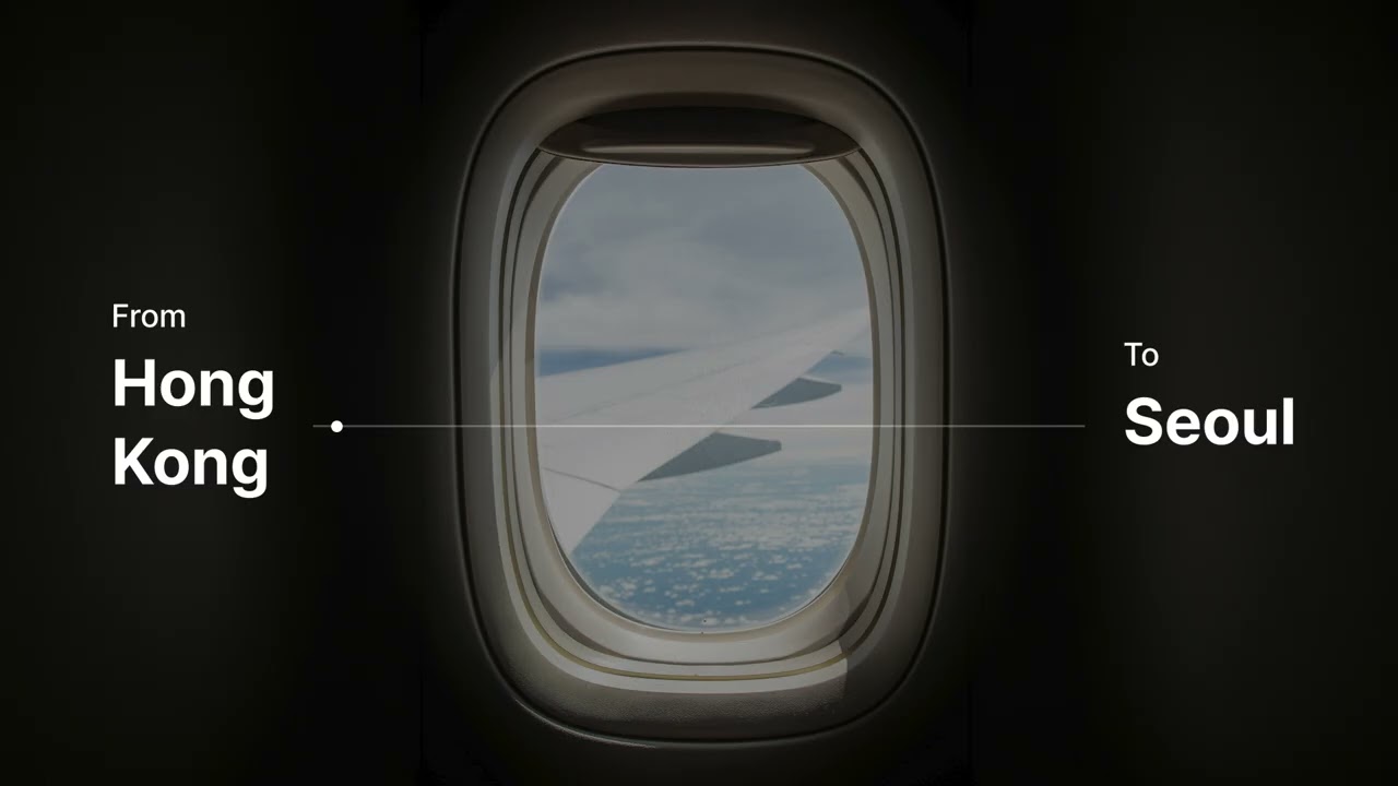 Outstudy the Passenger Next to You ✈️ To Seoul (3h 55m) | Airplane White Noise + Typing ASMR