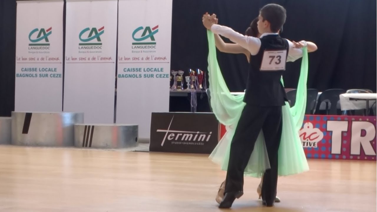 L&eacute;o & Sarah | Open Jeunes Standards Bagnols 2017 | 1/2 Valse Lente