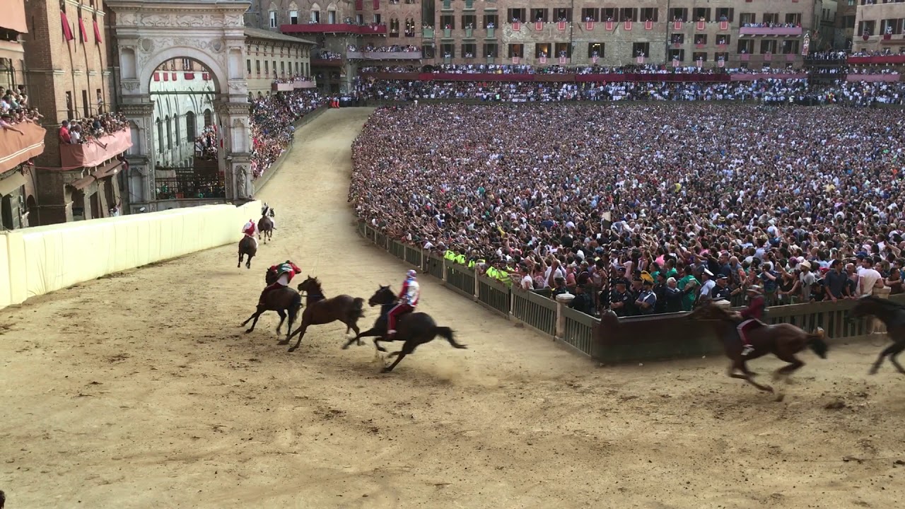 Palio Horse Race, Siena, Italy August 2018