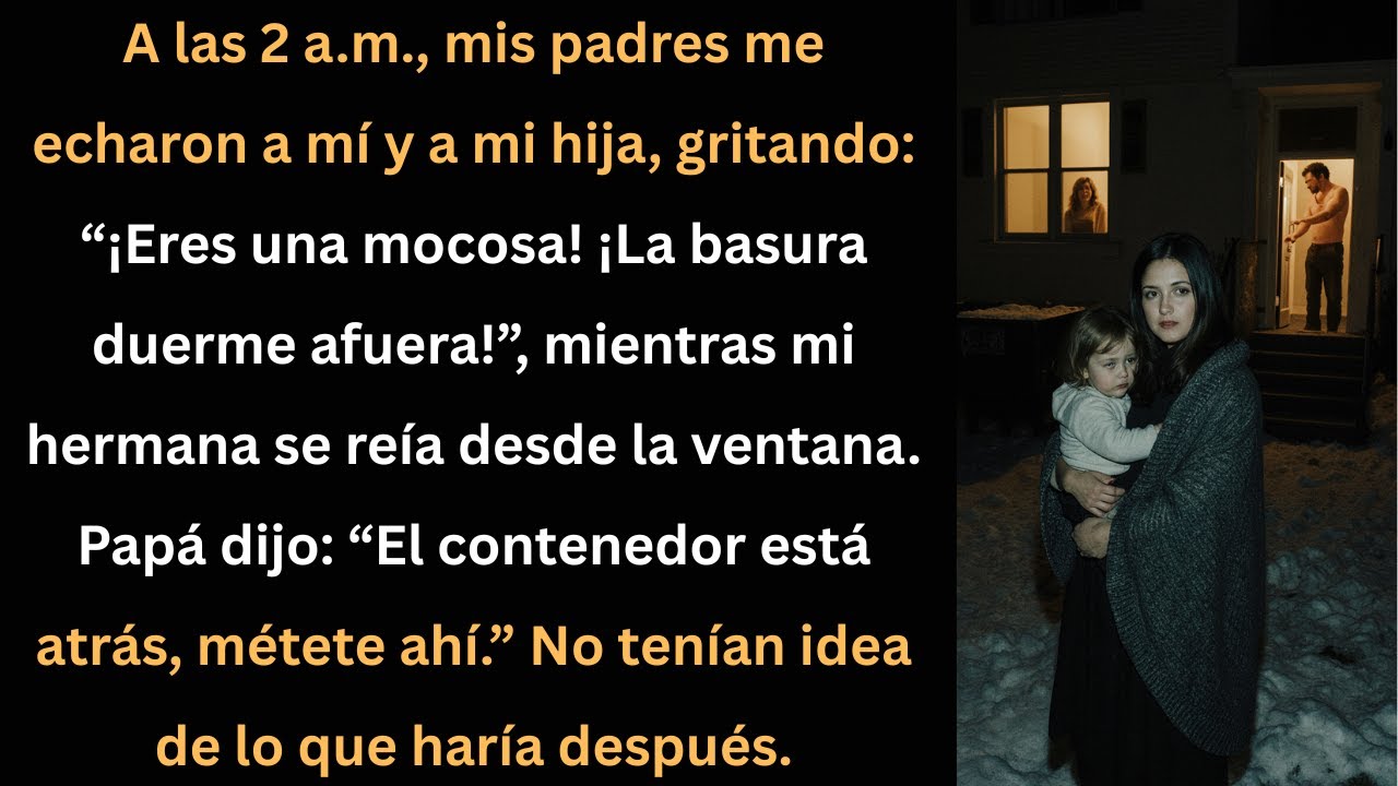 Echada con mi hija a las 2 a.m.: No sabían lo que estaba a punto de hacer.