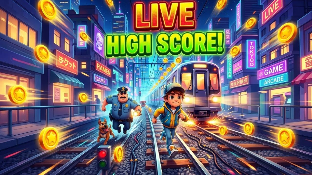 🔴 Subway Surfers LIVE India 🇮🇳 | High Score Gameplay