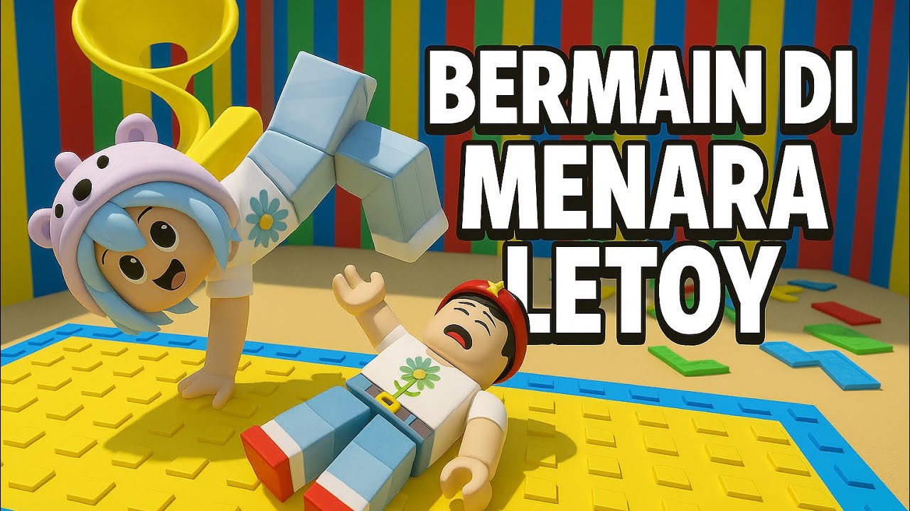 GABISA BERDIRI DI TOWER INI! 😟 MENARA LETOY TERKOCAK 🤸🏼‍♀️ | Roblox Indonesia 🇮🇩 |