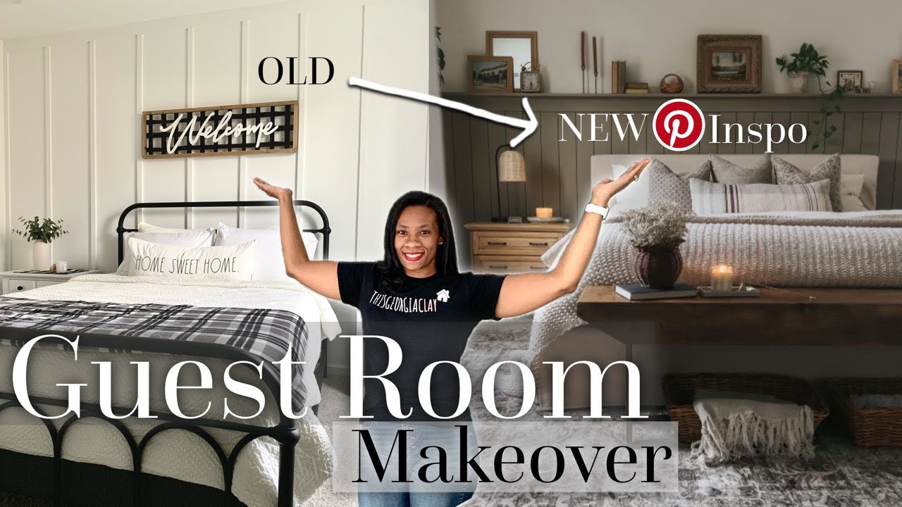2024 Guest Room Makeover | Pinterest Vintage Inspo and demo day | House to Home Update