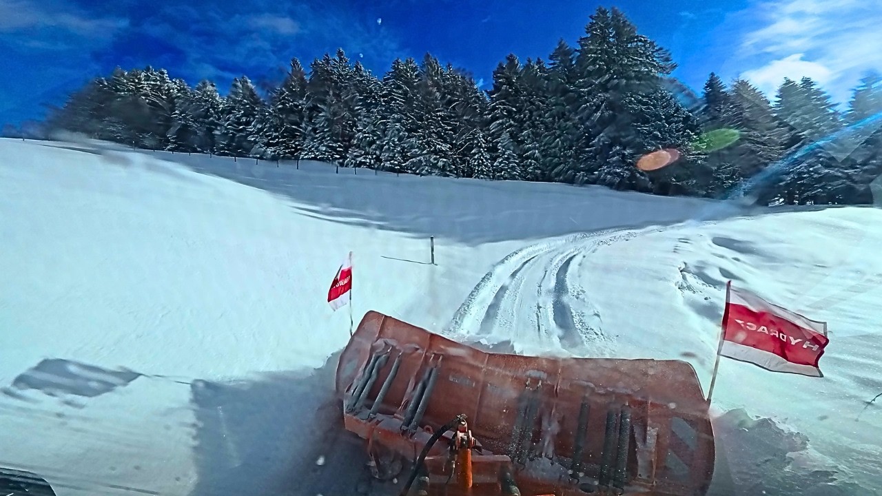 ❄️Fresh snow in the Alps on January 11, 2026❄️Snow removal | Winter services in Austria