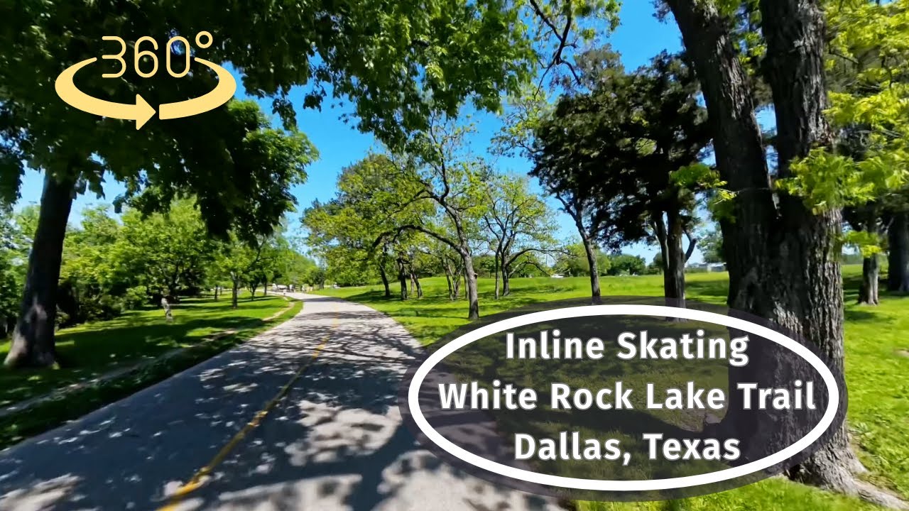 Experience Dallas Area In 360 Views: Rollerblading White Rock Lake Trail