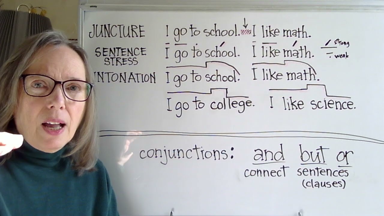 juncture, sentence stress, intonation JOINING SENTENCES