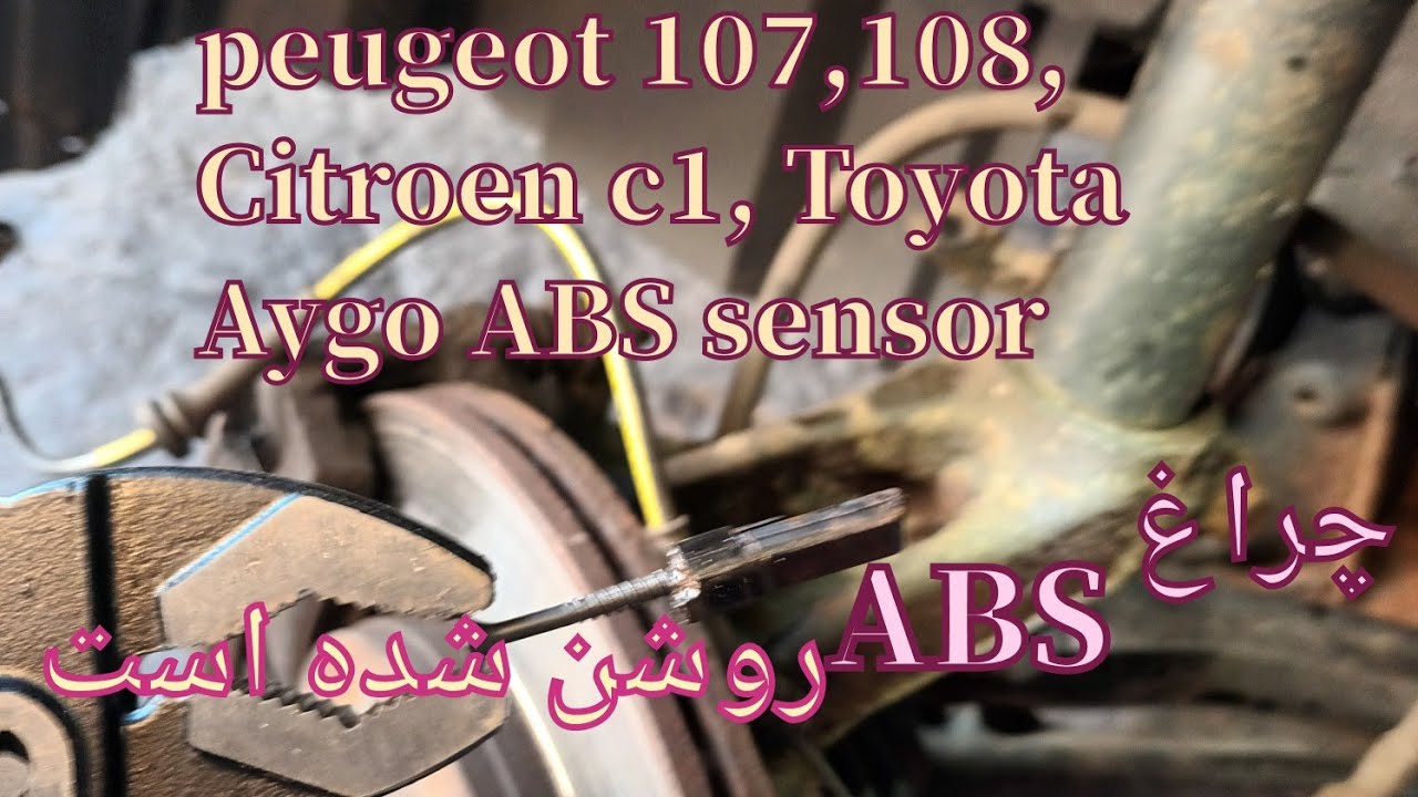 peugeot 107,108,citroen c1,Toyota Aygo ABS sensor wechseln