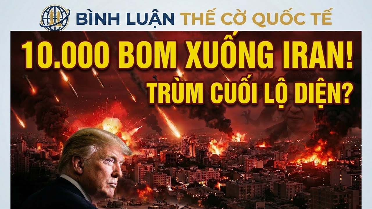 🔥 ISRAEL DỘI 10.000 QUẢ BOM, IRAN TAN NÁT: Ông Trump Cảnh Báo, 