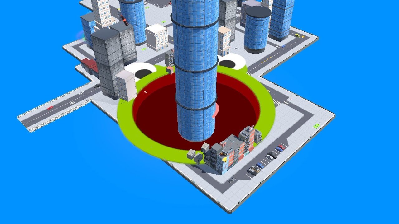 Hole.io - Epic Biggest Hole Gameplay Walkthrough Android iOS #65