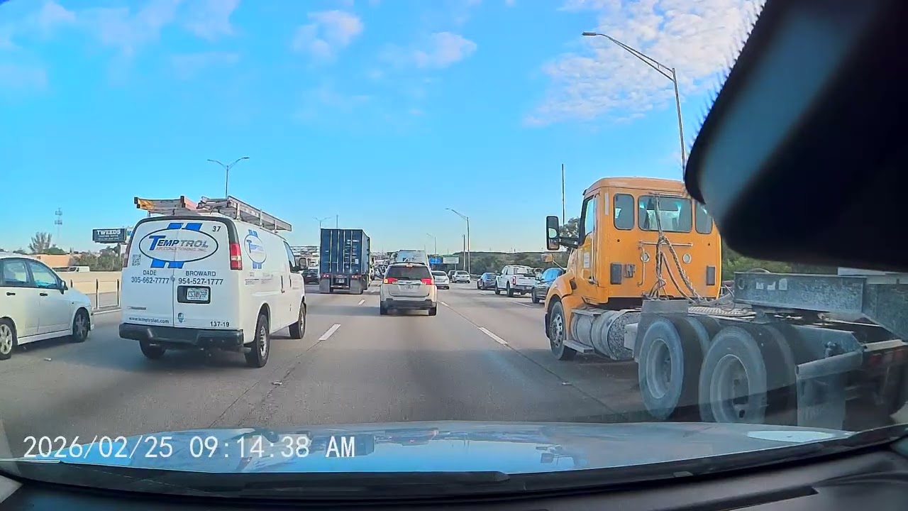 Dashcam Captures the Most UNHINGED Highway Moment of the Year