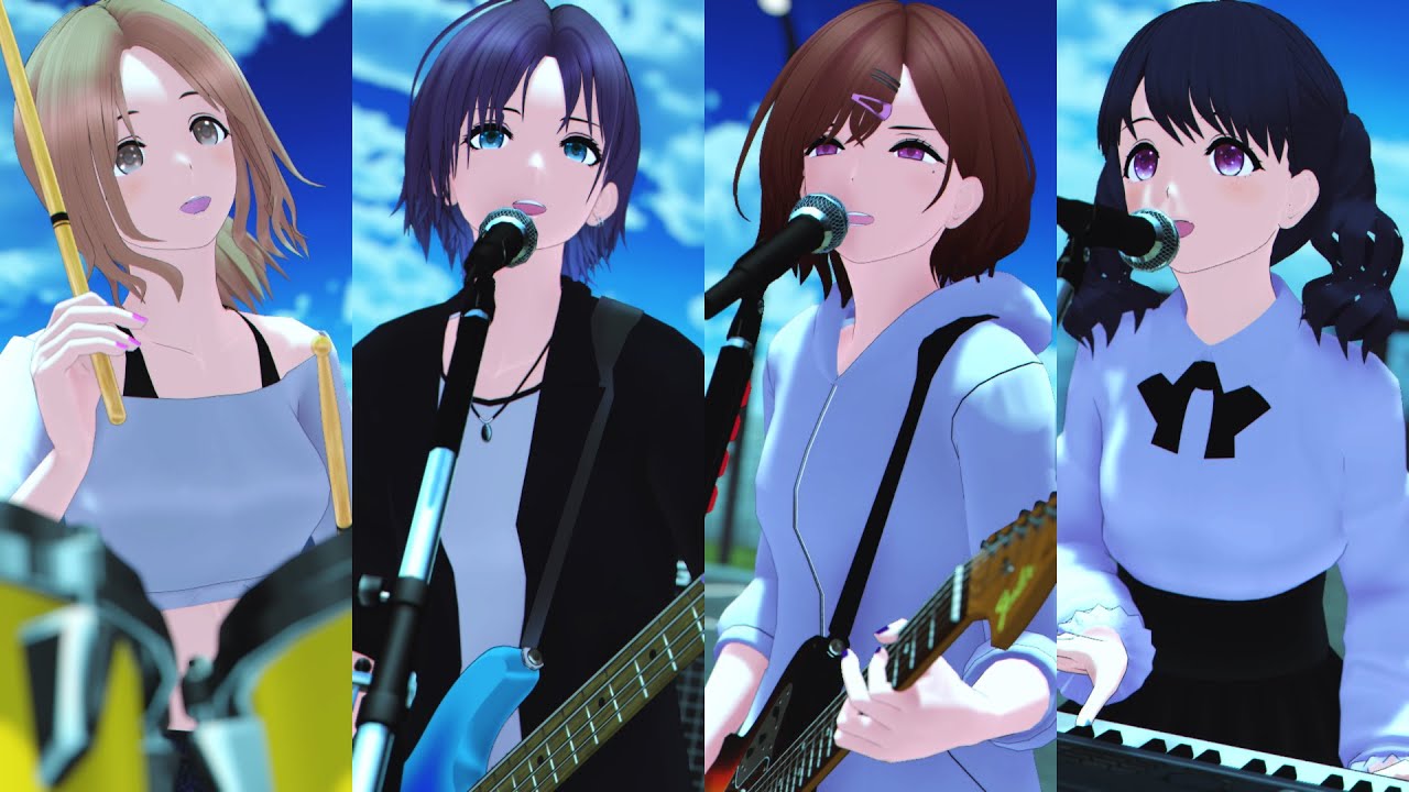 【ノクチル】いつだって僕らは【MMD Band-Edition】
