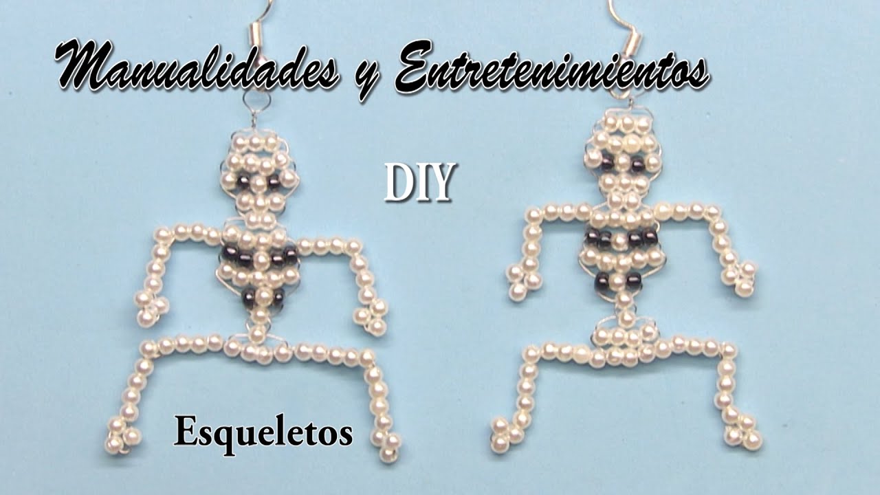 DIY - Esqueletos halloween - - Halloween skeletons -- هياكل عظمية لعيد الهالوين -