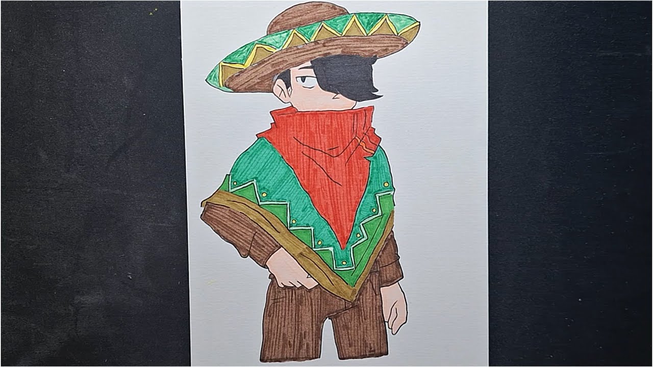 Edgar – Brawl Stars Crtež 🖤 | Epic Game Drawing!