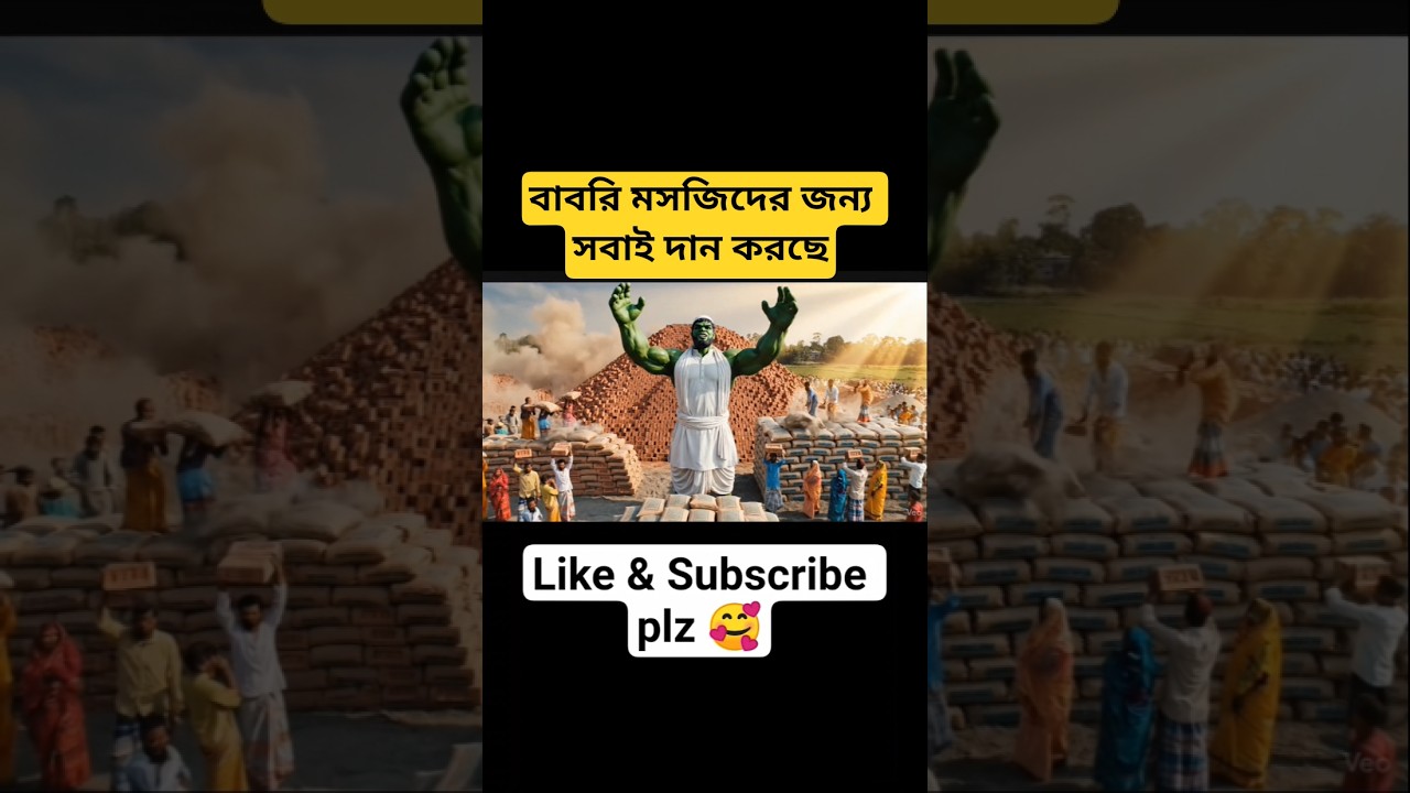 &ldquo;Historic Donations for Babri Masjid &mdash; Hulk Leading the Unity of Muslims&rdquo; #shorts
