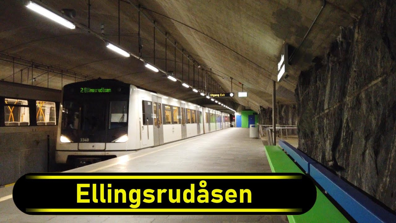 Metro Station Ellingsrudåsen - Oslo 🇳🇴 - Walkthrough 🚶