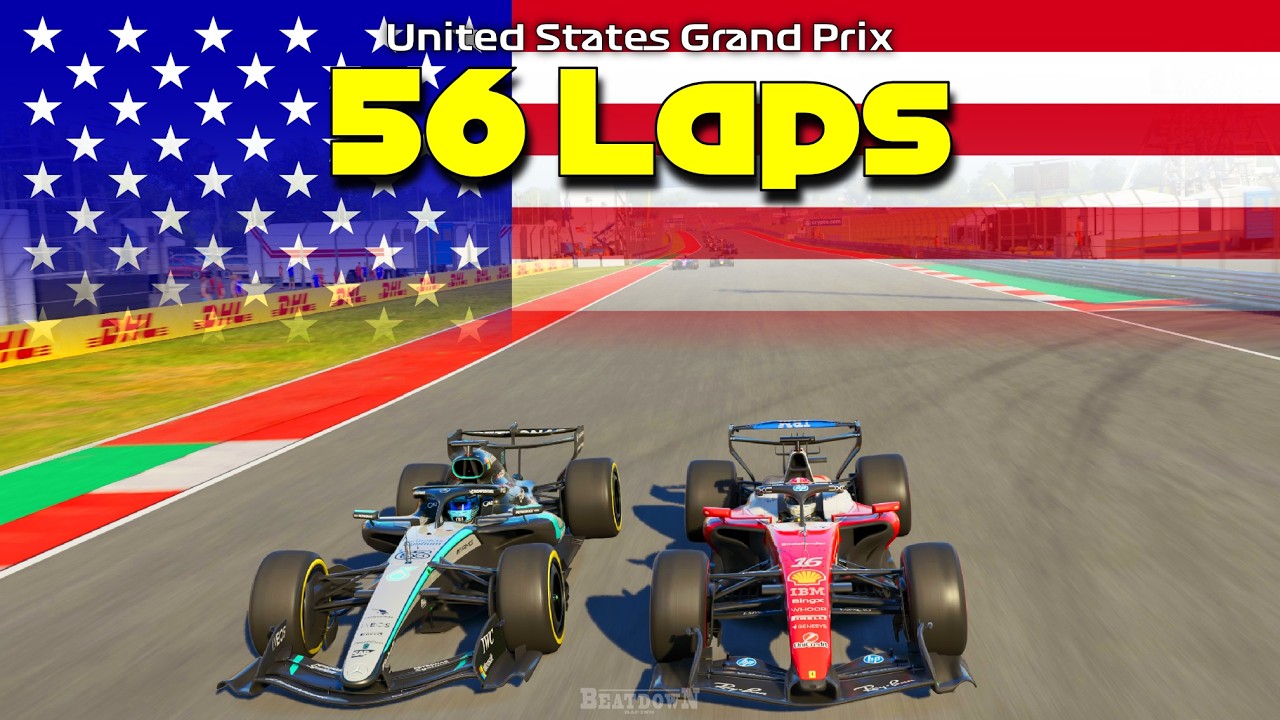 F1 26 &mdash; Полная гонка в COTA с Расселлом | #USGP 🇺🇸
