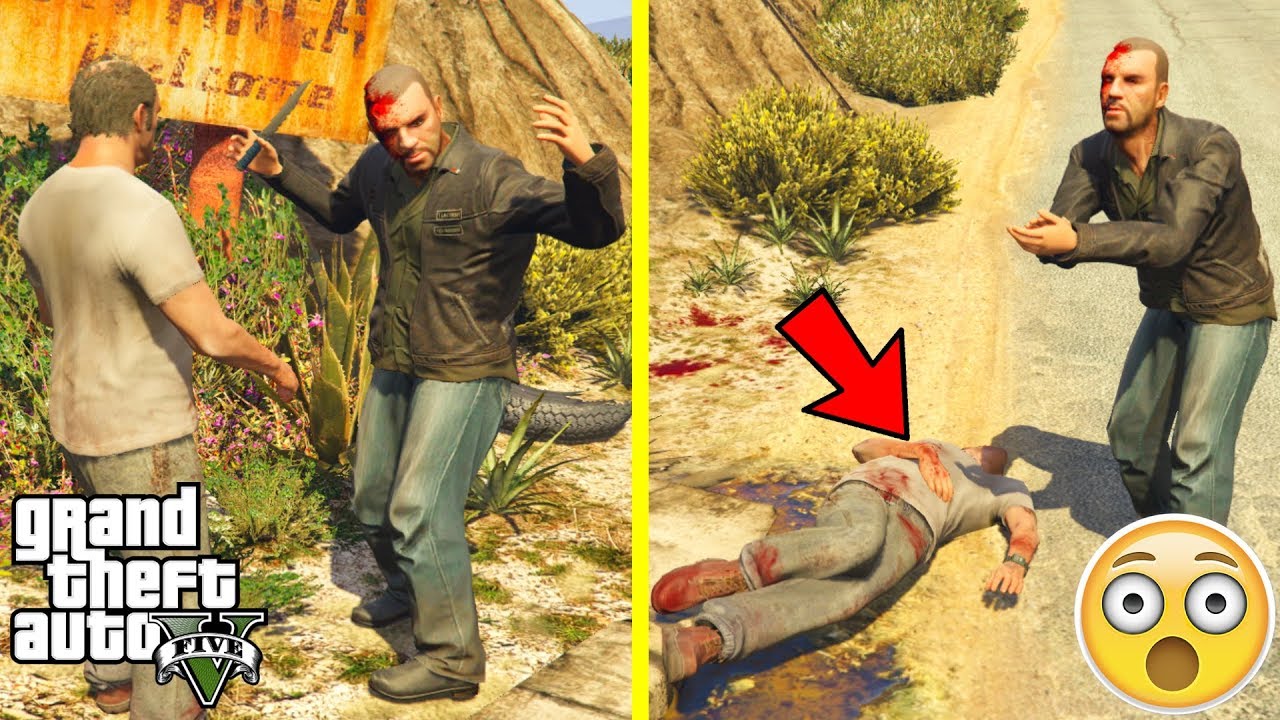 GTA 5 - What Happens if JOHNNY KILLS TREVOR