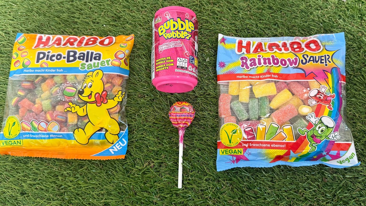 Harbio Rainbow jelly opening with Asmr💕Satisfying video No talk only crunch ❤️😍