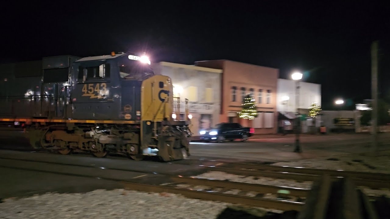CSX M409-13 with Doppler & Killer Horn Salutes SD70AC with RCO lights & ET44AH with SD70MAC Mid DP