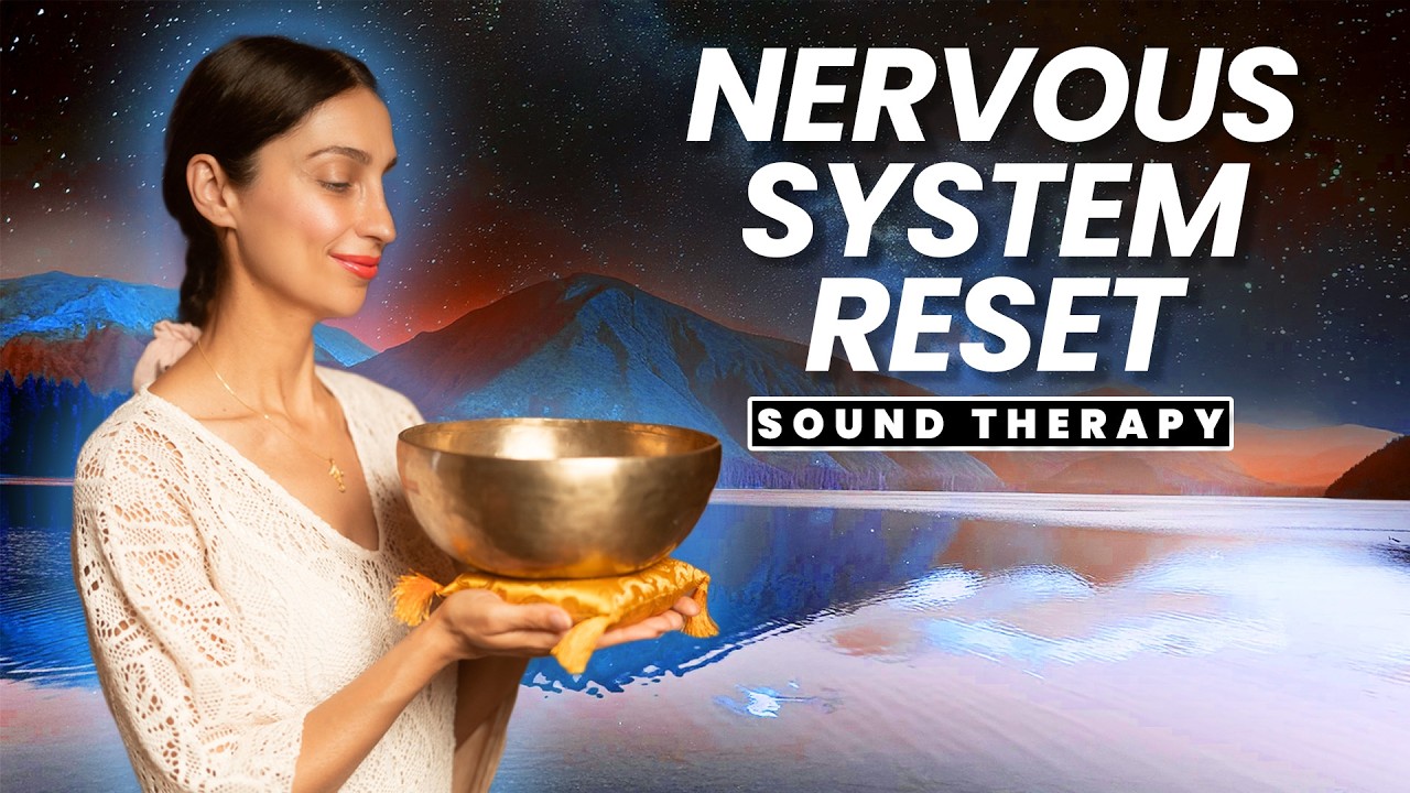 NERVOUS SYSTEM HEALING MUSIC | Release Anxiety, Trauma & Stress While You Sleep | Sound Bath