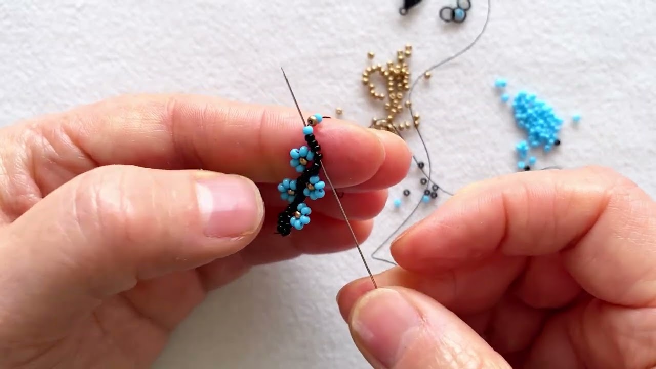ÇİÇEKLİ BİLEKLİK MODELİ ÇALIŞIYORUZ ÖĞRETİCİ VİDEO! - FLOWER BRACELET MAKING!