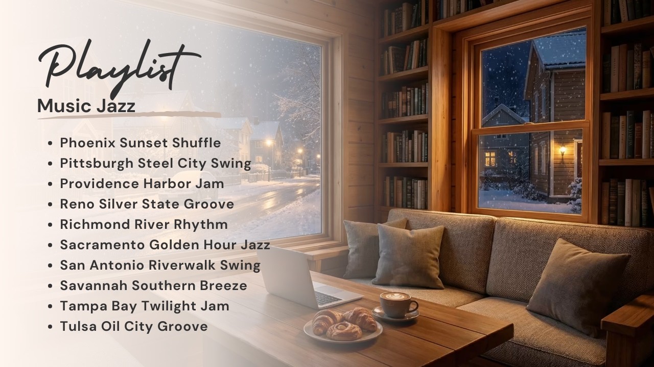 Chill Jazz Music Playlist 🎶 Comfortable Sounds for Relaxation and Sleep