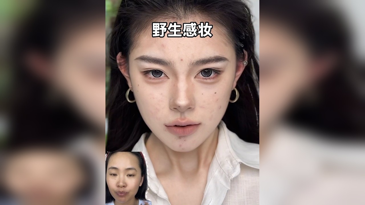 0基础新手宝子6分钟野生感妆容教程！巨详细！妆容来源@是墨不是陌