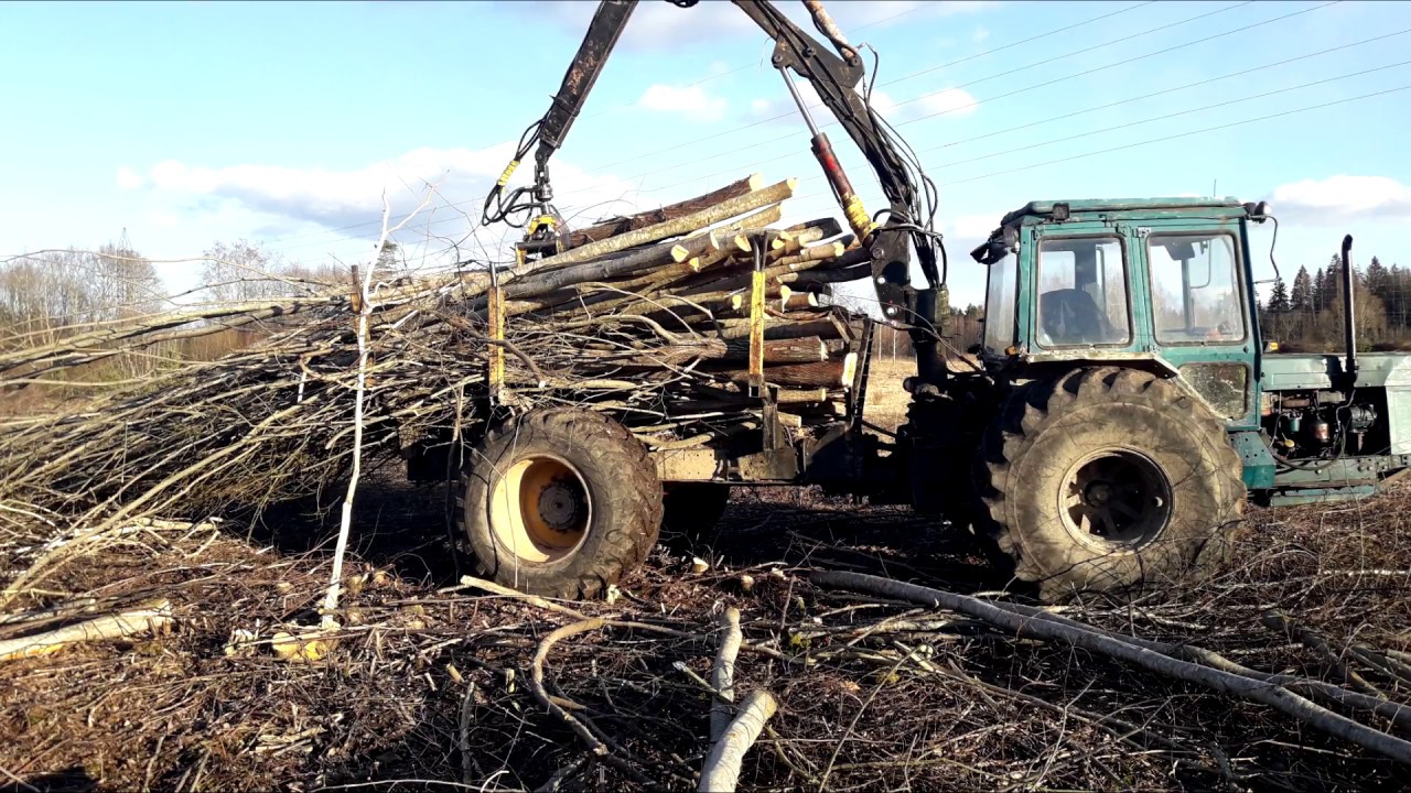 Cамодельный форвардер Homemade forwarder Latvia