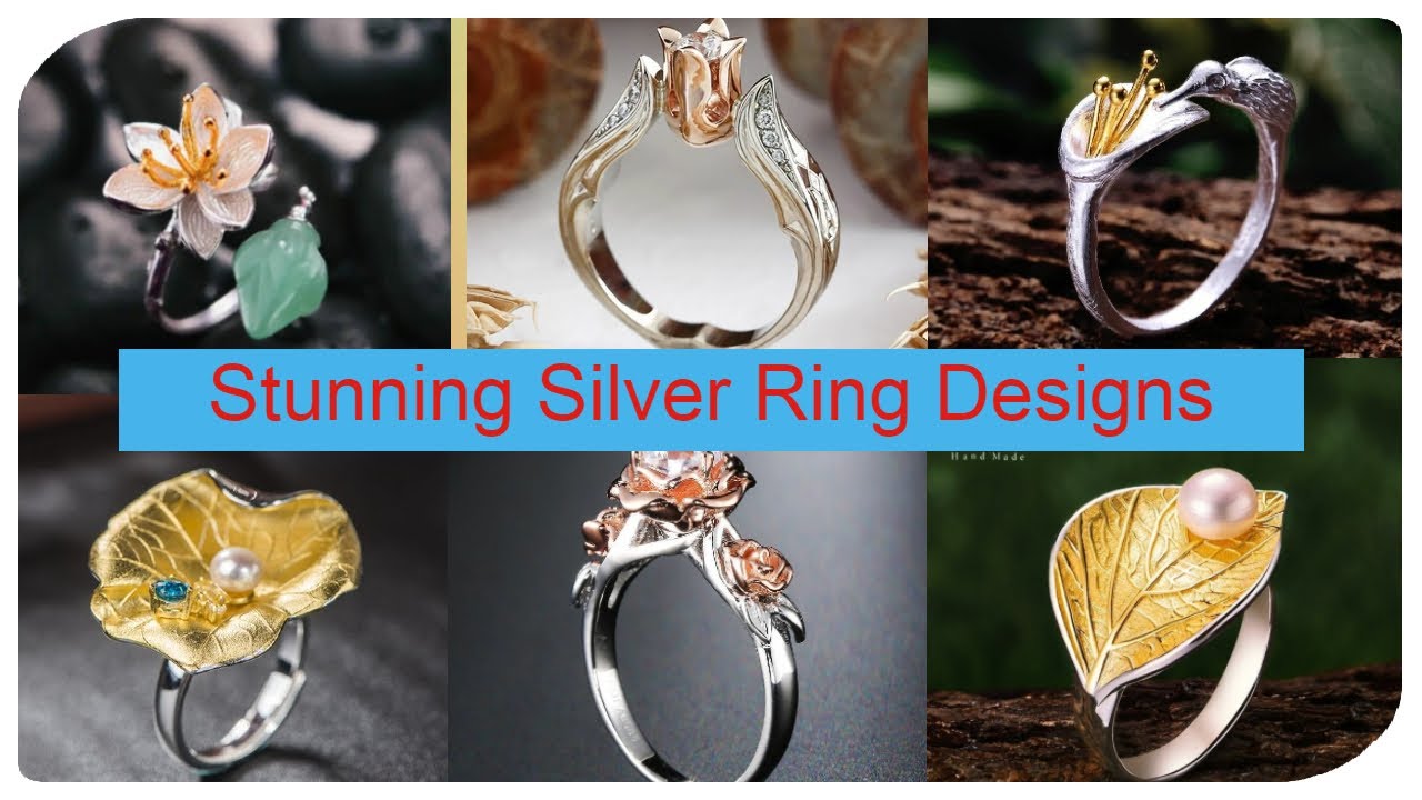 Stunning Silver Finger Ring Designs //Latest Trendy Silver Finger Rings 2020