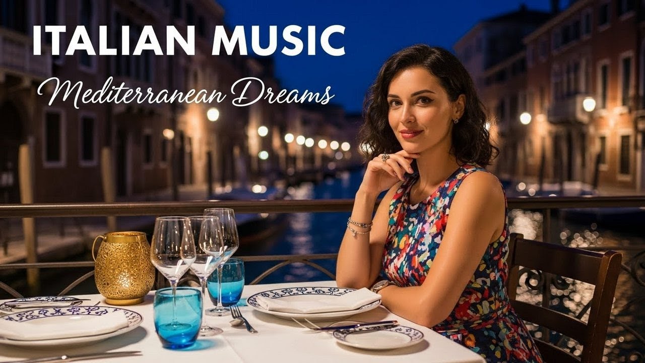 🎶 Italian Vibes & Mediterranean Music 🎶 Scenic Amalfi Coast & Lake Como Gentle Ongoing Mood